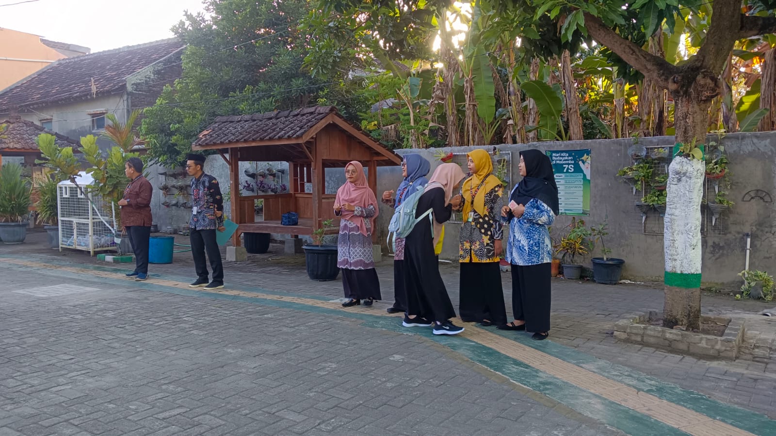 MTsN 9 Bantul Sambut Murid Baru Kelas VII dengan Budaya 5S